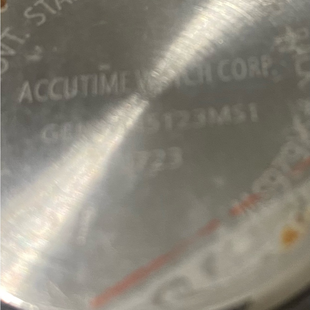 Accutime Watch Corp. Men's Gunmetal Chronograph stainless steel Watch - Picture 3 of 5